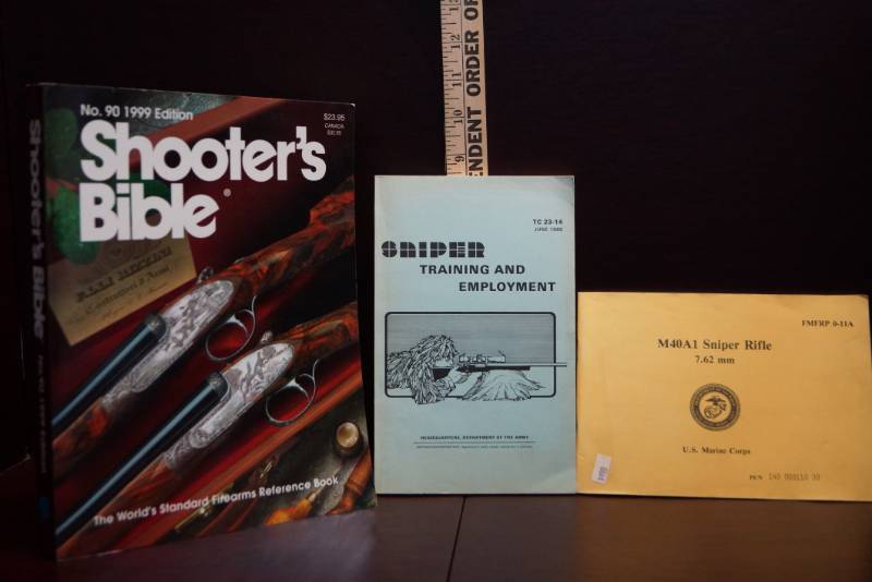 lot 287 image: Shooters Bible & 2 Sniper Books