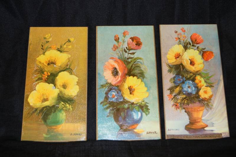 lot 375 image: 3  Paintings by Andres Orpinas