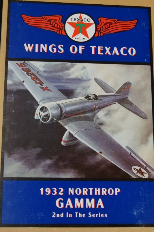 lot 386 image: Wings of Texaco 1932 Northrop Gamma, 2nd In the Series by Ertl Company