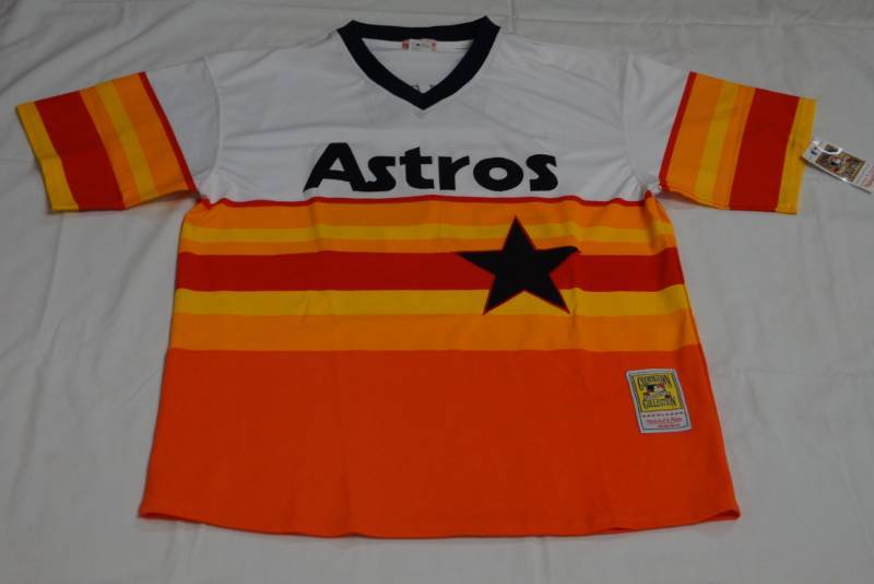lot 388 image: NEW  #34 Nolan Ryan  Houston Astros Jersey  Size 54 (XXL)