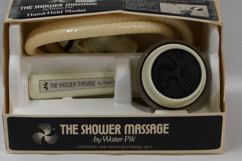 lot 391 image: The Shower Massage by WaterPik  Unused and in Original Box. Very Rare and Collectible