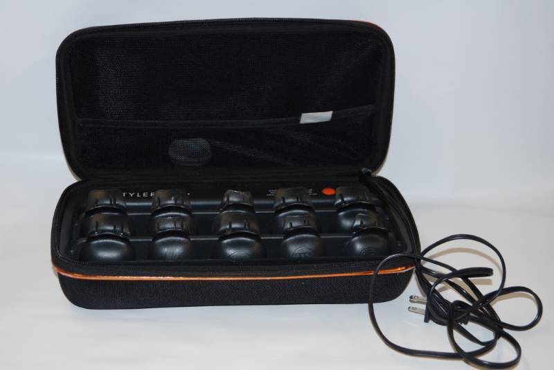 lot 396 image: Topstyler by Instyler  Heated Ceramic Styling Shells  Hair Curlers Set