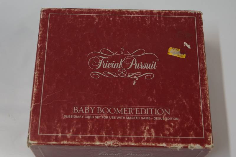 lot 450 image: Hard To Find 1st Edition  1983  Trivial Pursuit Master Game - Baby Boomer Edition Subsidiary Card Set