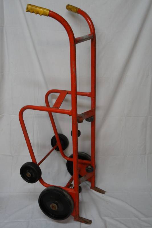 lot 473 image: 55 Gallon Drum Barrel Dolly-  Works Like A Champ