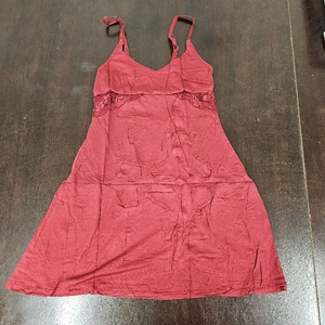 lot 1189 image: hentiny Womens Lingene Sexy Nightwear Spagheli Shap Nightgown Babydoll ChemiseWine Red Small