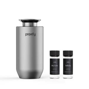 lot 1357 image: Prexify Smart Car Aroma Diffuser 30ml �� USB Rechargeable, Waterless Essential Oil Scent Air Machine for Car & Home, 3 Intensity Modes, Long-Lasting Aroma, Portable & Travel-Friendly