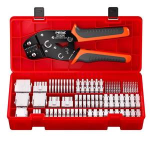 lot 2212 image: PEBA Mini-Fit Jr. 4.2mm Crimping Kit Ratcheting Tool 2-10 Pin