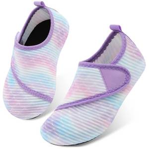 lot 2213 image: JOINFREE Kids Water Shoes Girls Boys Outdoor Quick Dry Barefoot Aqua Socks for Sport Beach Pool Swim Surf SPurpleScale 1-2 Little Kid
