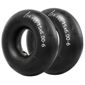 lot 2223 image: AR-PRO (2-Pack) 15x6.00-6 Inner Tubes with TR87 Bent Valve Stem �� Replacement Heavy-Duty Tire Tubes for Lawn Mowers, Tractors, Wheelbarrows, Go-Karts, ATVs, Garden Utility Equipment