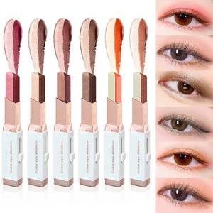 lot 2274 image: LOKFAR 12 Colors Glitter Eye-shadow Stick Set, Two-Tone Shimmer Gradient Shadow, Duo Chrome Metallic Eyeshadow Stick Waterproof Glitter Eye Shadow Pen for Women Eye Makeup (6 PCS, Set A)