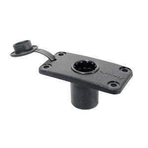 lot 2311 image: Scotty #0244-BK Flush Deck Mount with Rain Cap