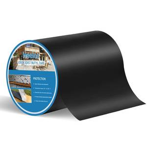 lot 4168 image: Heelos Deck Joist Tape 6�50, 1 Pack Weather-Resistant Joist Tape for Decking, Waterproof Seal Antiseptic Butyl Decking Tape,Self-Adhesive Flashing Joists Tape for Wood Decks Beams Roof