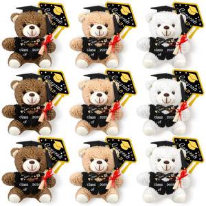 lot 5841 image: yesaior 5.5Inch Graduation Bear Plush Gift Bulk 2026 Bear Stuffed Animal with Cards Graduation Cap Class of 2026 Presents for Kindergarten Elementary College End of Year Gifts, Gentle Style (9)