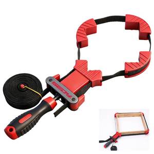 lot 5878 image: SEDY 13 ft. Belt Band Clamp Strap Clamp for Woodworking, Quick Release Frame Clamps with 90-Degree Corner Pieces