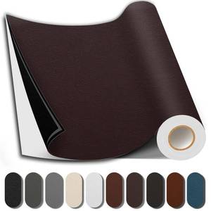 lot 6002 image: Shagoom Leather Repair Patch, 17X79 Inch Repair Patch Self Adhesive Waterproof, DIY Large Vinyl Patches for Couches, Furniture, Kitchen Cabinets, Wall ��Dark Brown, 17X79 Inch��