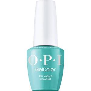 lot 6033 image: OPI GelColor I��m Yacht Leaving  Opaque Bright Turquoise Blue Cr�me LED Cure Gel Nail Polish  Salon-Quality Shine, Long-Lasting Wear  Vegan & HEMA Free  0.5 Fl Oz