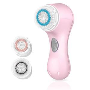 lot 6061 image: Microtree Electric Facial Cleansing Brush, No Rotation, Sonic Vibrating Deep Clean, Face Brushes for Cleansing, Rechargeable Face Scrubber Exfoliator for All Skin Types, Non Spin