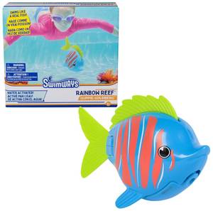 lot 6467 image: SwimWays Rainbow Reef Fish Toy, Kids Swimming Accessories & Water Toys, Learn to Swim Pool Toys for Kids Ages 5 & Up, Batteries Included, Guppie Goldberg