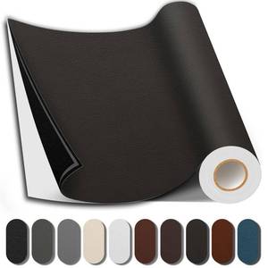lot 6495 image: Shagoom Leather Repair Patch, 17X79 Inch Repair Patch Self Adhesive Waterproof, DIY Large Vinyl Patches for Couches, Furniture, Kitchen Cabinets, Wall ��Coffee, 17X79 Inch��