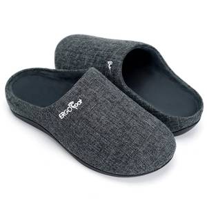 lot 9140 image: ERGOfoot Orthotic Slippers with Arch Support for Plantar Fasciitis Pain Relief, Comfortable Orthopedic Clog House Shoes with Indoor Outdoor Anti-Skid Rubber Sole
