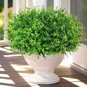 lot 9155 image: Yastouay Artificial Flowers for Outdoors UV Resistant, 14 Bundles Green Realistic Fake Outdoor Flowers Fake Plants, Faux Flowers for Outdoor Planters Front Porch Garden Window Box Farmhouse Decor