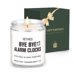 lot 10236 image: SEVENWELL Retirement Candle Gift for Women Men, Lavender Soy Candle