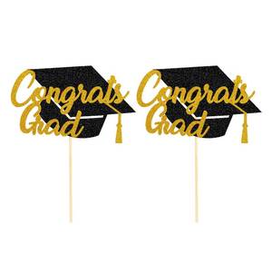 lot 10310 image: Graduation Congrats Grad Cake Topper for Graduation Cake Decorations 2026 - Graduation Cap Cake Topper for High School College Grad Party Decorations Supplies