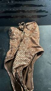 lot 12209 image: No Boundaries Womens One-Piece Swimsuit with Patterned Front Size XS