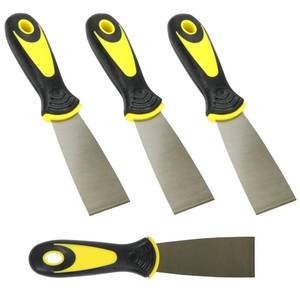lot 12226 image: Harrier Hardware 4-Pack Soft Grip Handle Putty Scraper Knife, Flexible Blade, 1.5-inch Wide (Only 2)