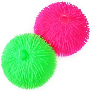 lot 12272 image: Sonwyoung 2 Pcs Puffer Ball 8 Inch Spiky Sensory Balls Bulk Bouncy Sensory Stress Relief Toy for Fidget Anxiety Game Classroom Prizes Party Favors(Rose Red, Green) (Only Green)