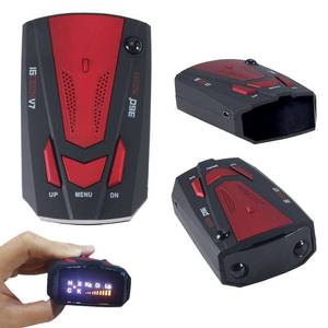 lot 12290 image: JINYI Car Radar Detector, Laser Radar Detectors, 360° GPS Speed Police Safe 16 Band Voice Alert,1080P HD Auto Focus Webcam with Microphone (RED)