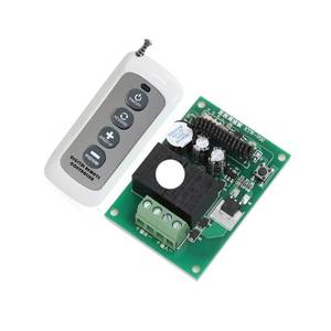 lot 14108 image: DC Motor Speed Controller with Remote Control 12V 24V PWM stepless Speed Control Switch 10A Wireless Speed Controller Linear Actuator Motor Forward and Reverse Rotation