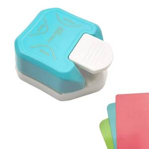 lot 14113 image: ANNIKEEY 3 in 1 Paper Corner Cutter Rounder, Punches for Crafts, DIY Hole Puncher, Photo Card Making and Scrapbooking (Green)