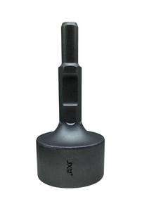 lot 19833 image: T-Post Driver, 3-38 Inner Diameter, 1-316 SDS HEX Shank, Fits SDS-HEX Demolition Hammers, Ideal for Driving T-Posts, Fence Posts, Ground Rods, and Steel Columns