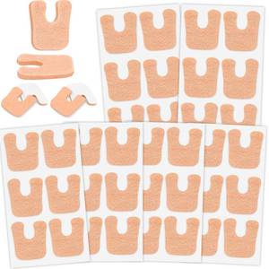 lot 20211 image: 36 Pcs U-Shaped Callus Cushion, Soft Corn Pad for Foot Bottom, Felt Adhesive Metatarsal Pads, Beige Heel Protectors for Pain Relief, Prevent Calluses from Rubbing in Shoes for Men & Women.