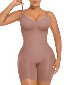 lot 20216 image: SHAPELLX Body Slim Bodysuit Shapewear Body Suits Tummy Control Shaping Shirt Colombiana Shapewear for Women ML