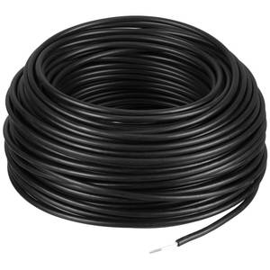 lot 20252 image: Kanayu Electric Fence Wire Double Insulated Underground Hard Cable Double Insulated Wire Underground Electric Fence Core Cable, Spooled on Plastic Reel(Black,164 Ft, 14 Guage)