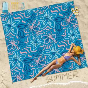 lot 20257 image: Famstar Beach Blanket Sandproof Waterproof 78�811-5 Adults Oversized,Compact Lightweight Durable Beach Mat for Travel Camping Hiking Picnic Blanket