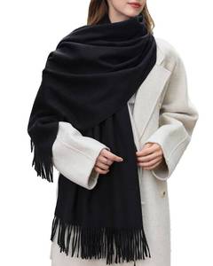 lot 20281 image: LA GUSCHI Winter Scarfs for Women Pashmina Shawls Wraps ��Womens Thicken Shawl Wraps Warm Cozy Cashmere Touch Scarves 1 Size
