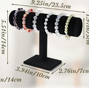 lot 14127 image: Jewelry Display Stand 9in Soft Felt Cylinder