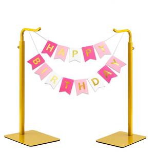 lot 2320 image: 2 Pack Purse Holder Handbag Display Stand Gold Hanger Rack for Bags, Purses, and Wreath, Adjustable Hook Stand for Tabletop, Closet, and Retail Use for Vendors