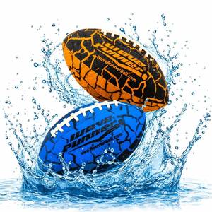 lot 2426 image: Wave Runner Water Football for Pool and Beach  Waterproof Football for Outdoor Games for Adults, Teens, and Kids - Lightweight Pool Toys, Easy Wet Grip, Outdoor Summer Toy