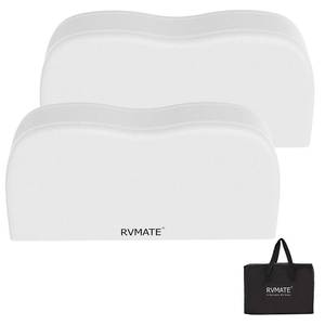 lot 3833 image: RVMATE RV Tire Covers, Dual Axle Wheel Cover (2 Pack) Fits 27-30 Diameter Tires, Waterproof Anti-UV White Dual Tire Covers RV Accessories for TruckTrailer