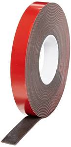 lot 4198 image: 3M VHB 4611 Tape Roll - 0.5 in. x 15 ft. Dark Gray Acrylic Adhesive - Double Sided Tape with Firm Foam