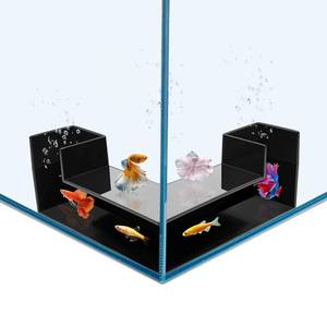 lot 4241 image: YQSLBULKY Aquarium Tunnel and Fish Cave �� Dual-Entrance Underground Hiding Caves for Small Fish, Fish Tank Decor for Shrimp, Corydoras, Loaches, Betta and Small Bottom Dwellers