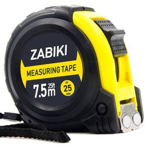 lot 4261 image: Measuring Tape Measure, 25 Ft Easy to Read Decimal Retractable Dual Side Ruler with Metric and Inches, for Surveyors, Engineers and Electricians, with Magnetic Tip and Rubber Protective Casing