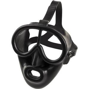 lot 4266 image: IST M37 PEGASUS Full Face Mask for Commercial Scuba Diving, Low Volume Gear with Octo Attachment (Black Silicone)
