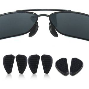 lot 4290 image: 6PCS Eyeglasses Slip on Nose Pads, Sunglass Nose Pads Replacement, 17mm Eyeglass Nose Pads Anti Slip for Men and Women Sunglasses Glasses Non-Slip Nose Pads