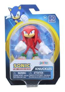 lot 4298 image: JAKKS Pacific Sonic The Hedgehog Action Figure 2.5 Inch Knuckles Collectible Toy
