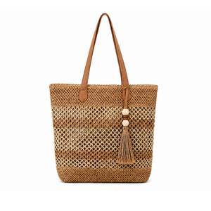lot 4305 image: 2026 Summer Straw Purses for Women, Foldable High Density Hollow Woven Tote Bag Zipper Pocket, Colorfast Reinforced Stitching, Large Lightweight Handbag for Pool, Beach, Travel, Work, Vacation & Gift